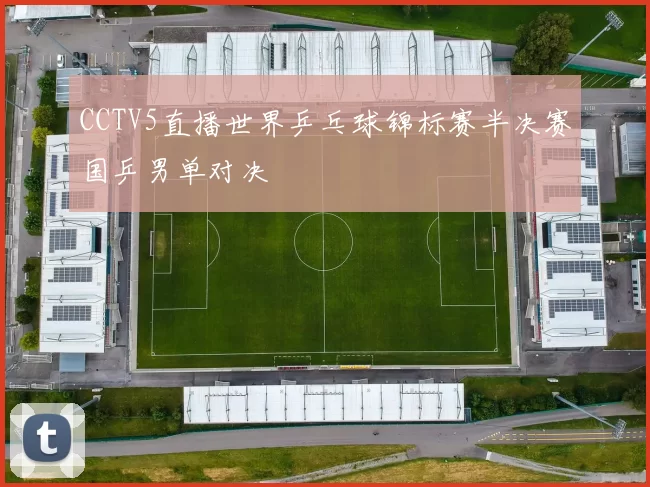 CCTV5直播世界乒乓球锦标赛半决赛国乒男单对决